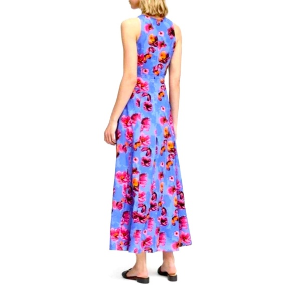 Banana Republic Sleeveless Floral Maxi Dress Colorful Fairy Wedding Guest 6 - Picture 2 of 10